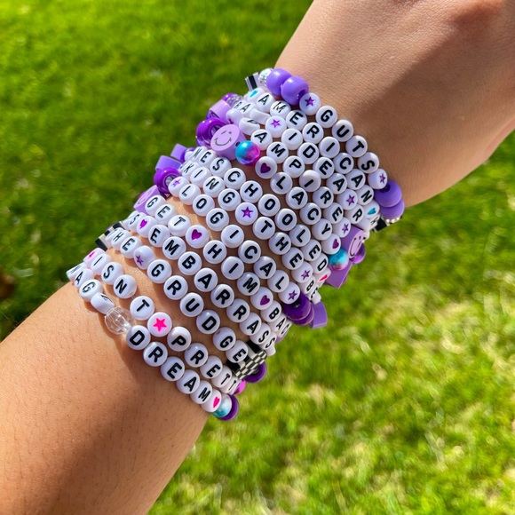 Olivia Rodrigo Guts Inspired Friendship Bracelets - 5 RANDOM BRACELETS - Picture 1 of 7